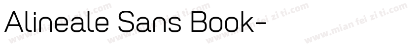 Alineale Sans Book字体转换